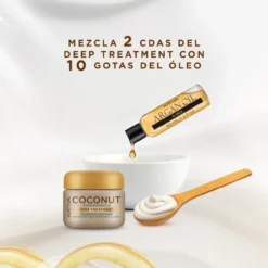 Conjunto Coconut & Argan Oil Hair Cocktail Nutri-Reconstrução
