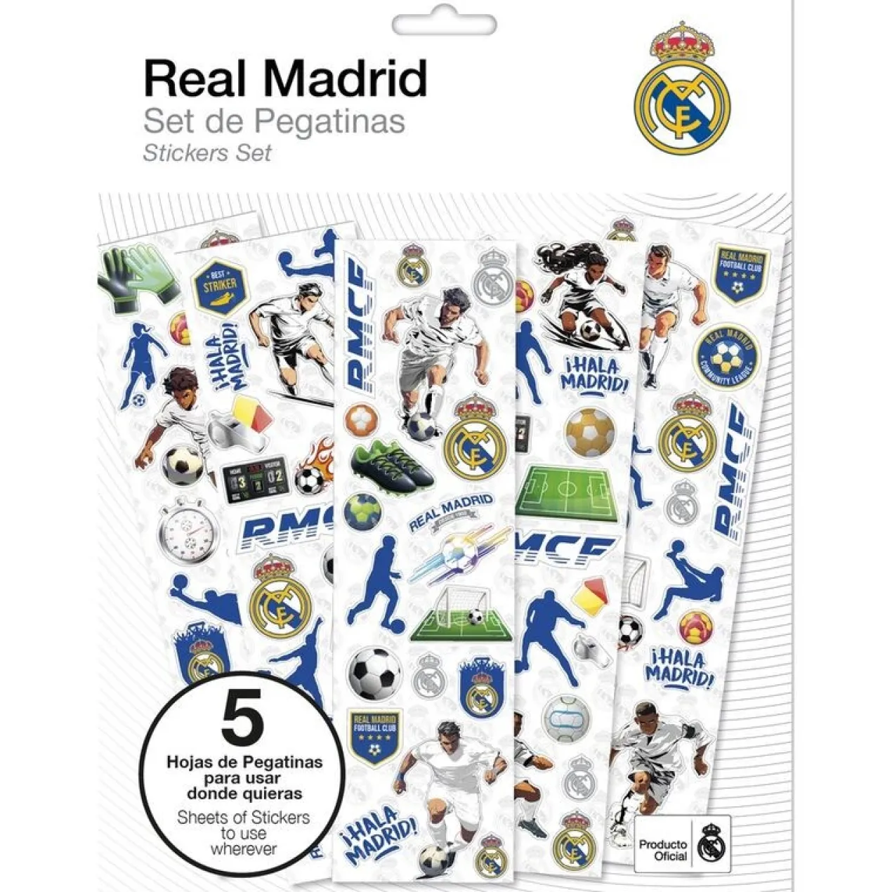 Conjunto de Autocolantes Real Madrid