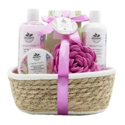 Conjunto de Banho Cesto de Verga Floral Scented