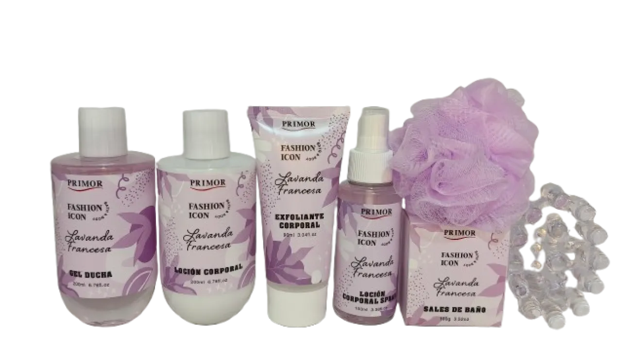 Conjunto de Banho Lavanda Francesa