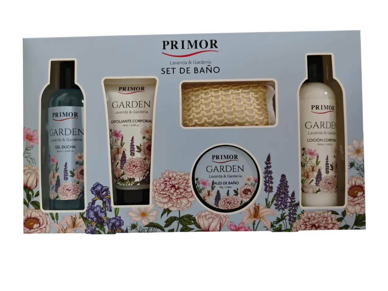 Conjunto de Banho 5 Peças Lavanda & Gardénia