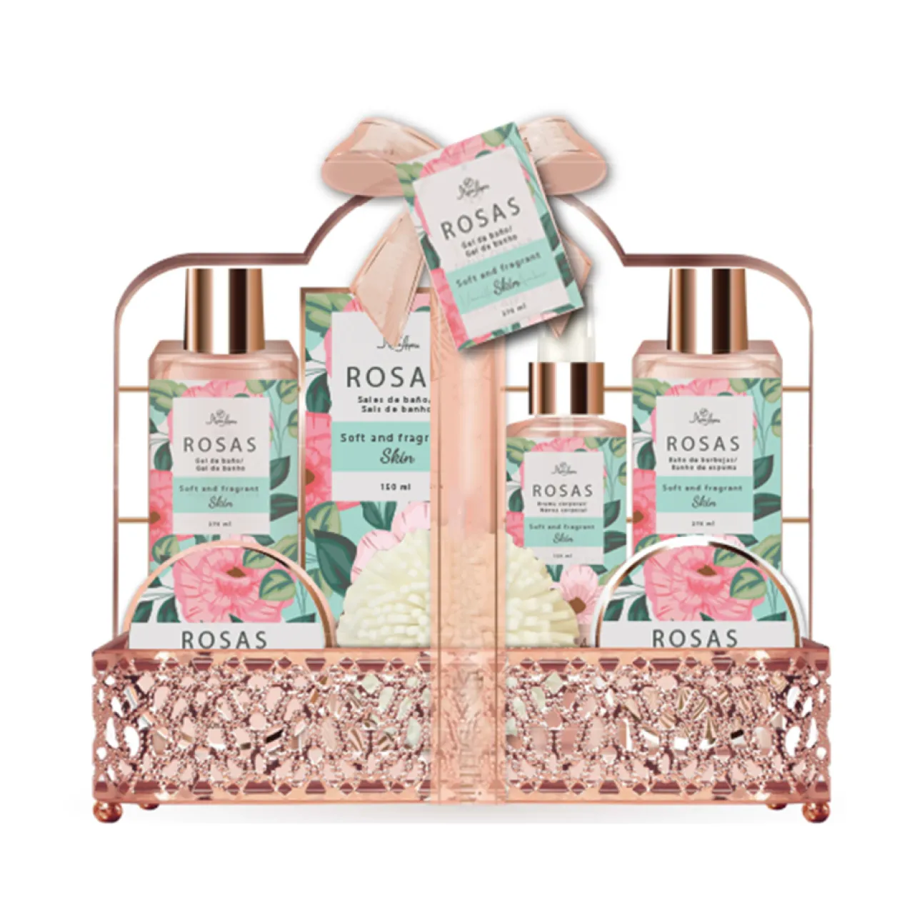 Conjunto de Banho Rosas