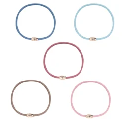 Conjunto de 5 Elásticos Finos Cores