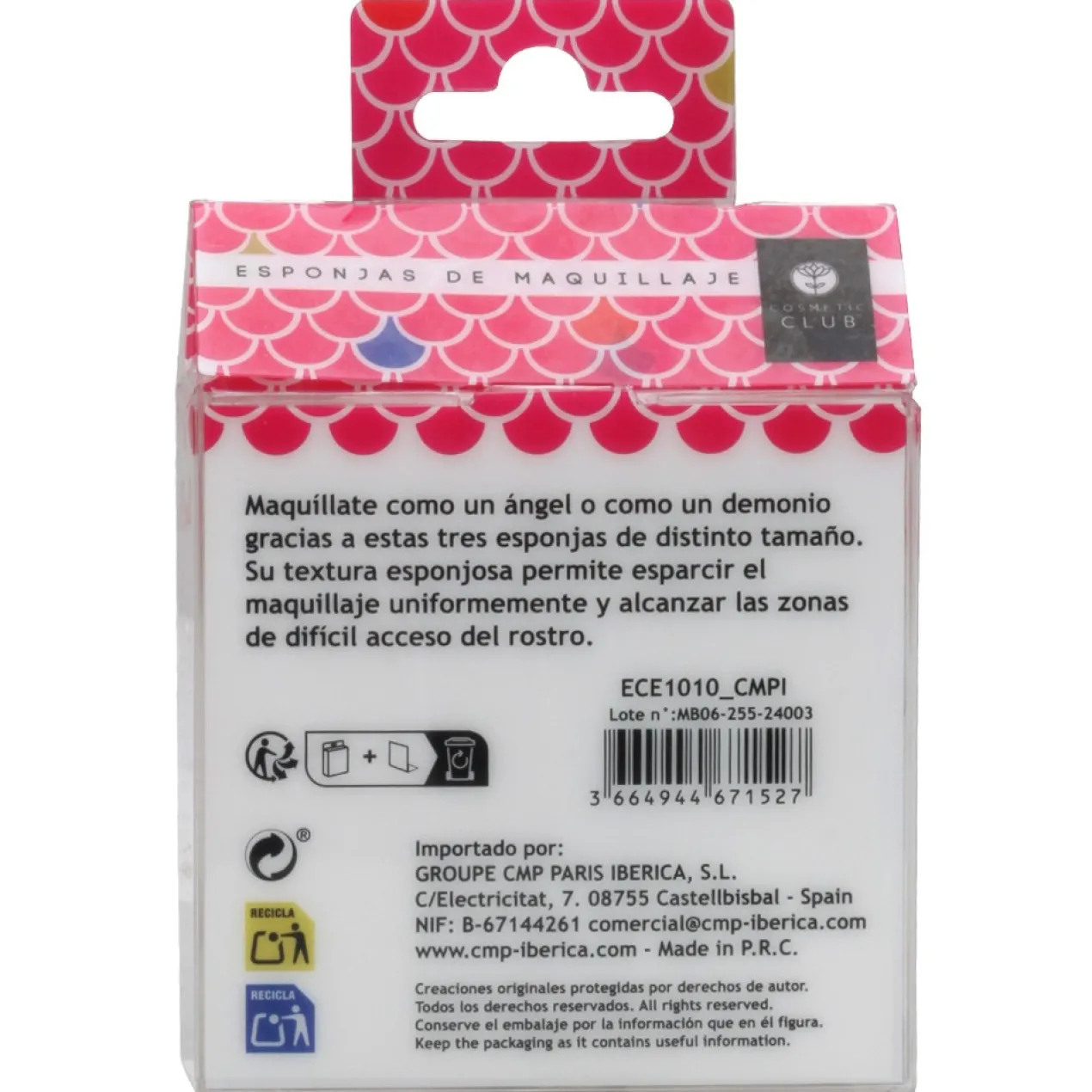 Conjunto de Esponjas de Maquilhagem
