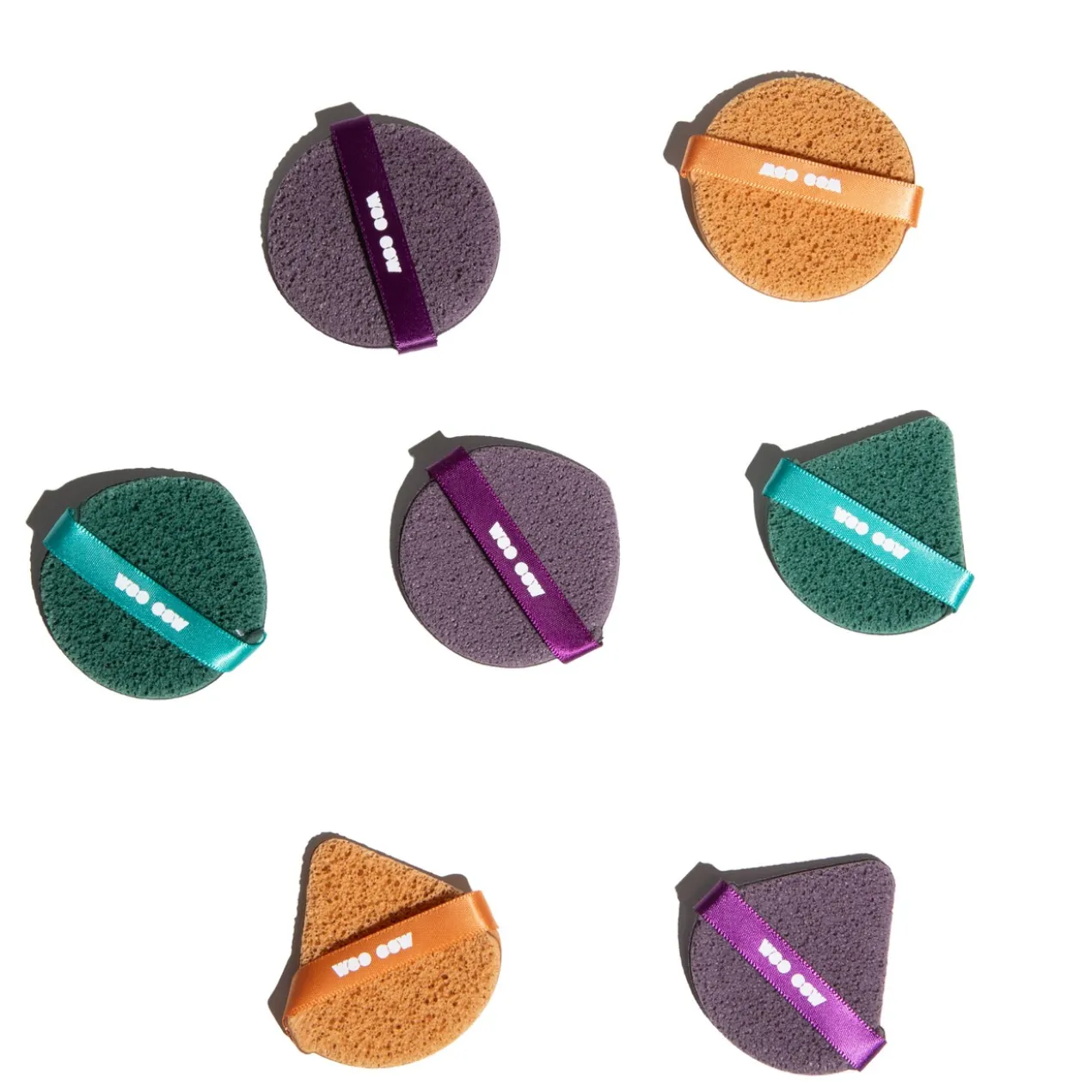 Conjunto de 7 Esponjas de Maquilhagem