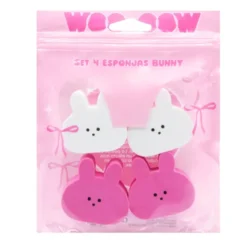 Conjunto de 4 Esponjas de Maquilhagem Bunny
