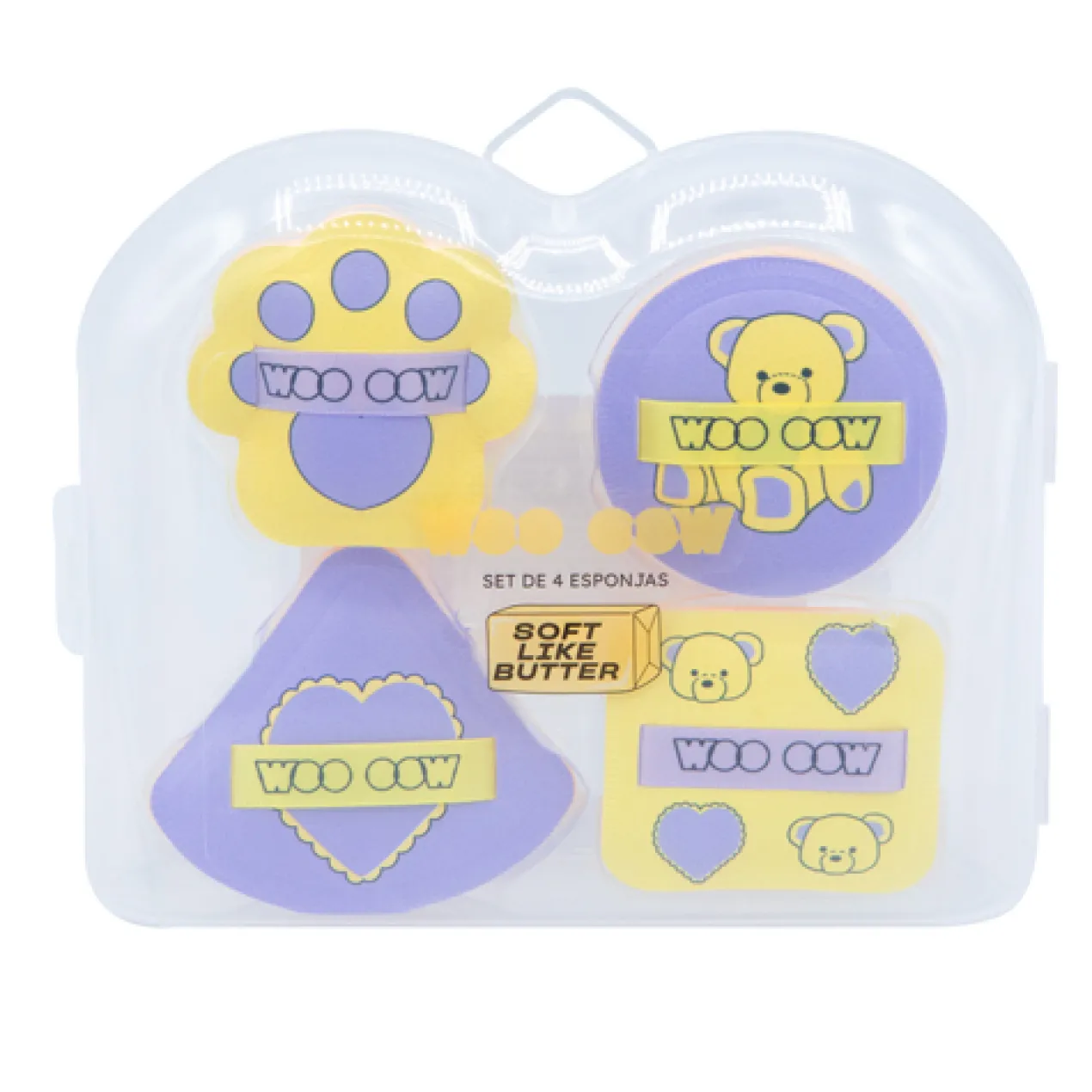 Conjunto de 4 Esponjas Soft Like Butter