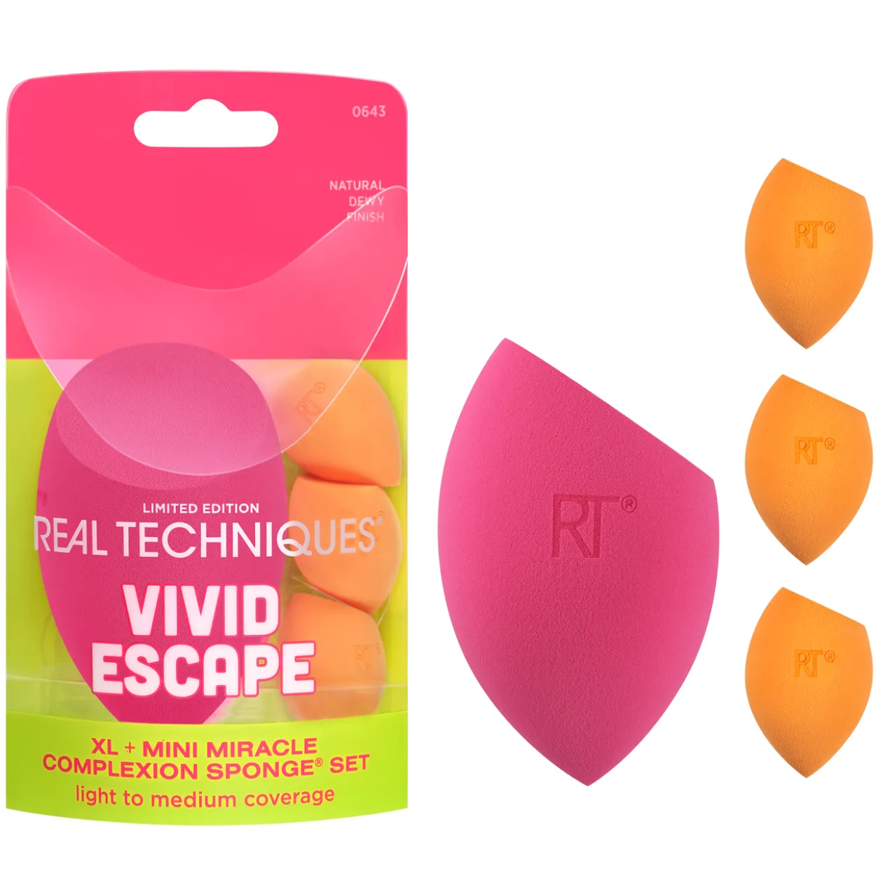 Conjunto de Esponjas XL + Mini Miracle Complexion Vivid Escape