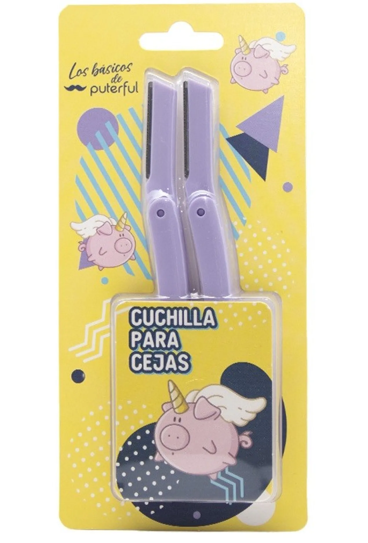 Conjunto de 2 Lâminas para Sobrancelhas