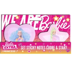 Conjunto de Notas Adesivas Barbie Cuore & Stars