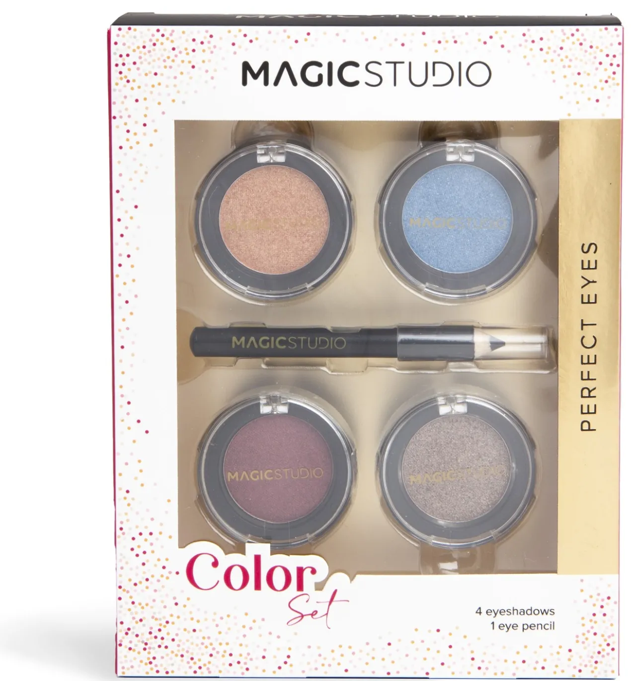 Conjunto de sombras coloridas