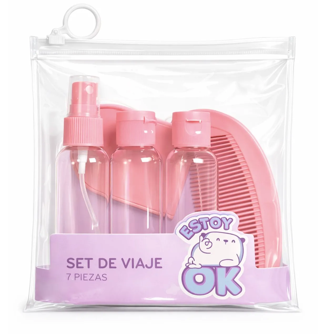 Conjunto de Viagem 7 Peças Estoy OK