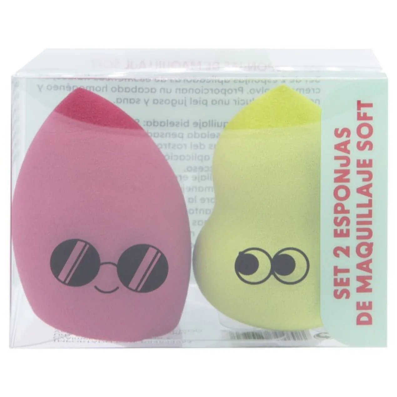 Conjunto Duas Esponjas de Maquilhagem Soft