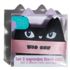 Conjunto 2 Esponjas Black Cats