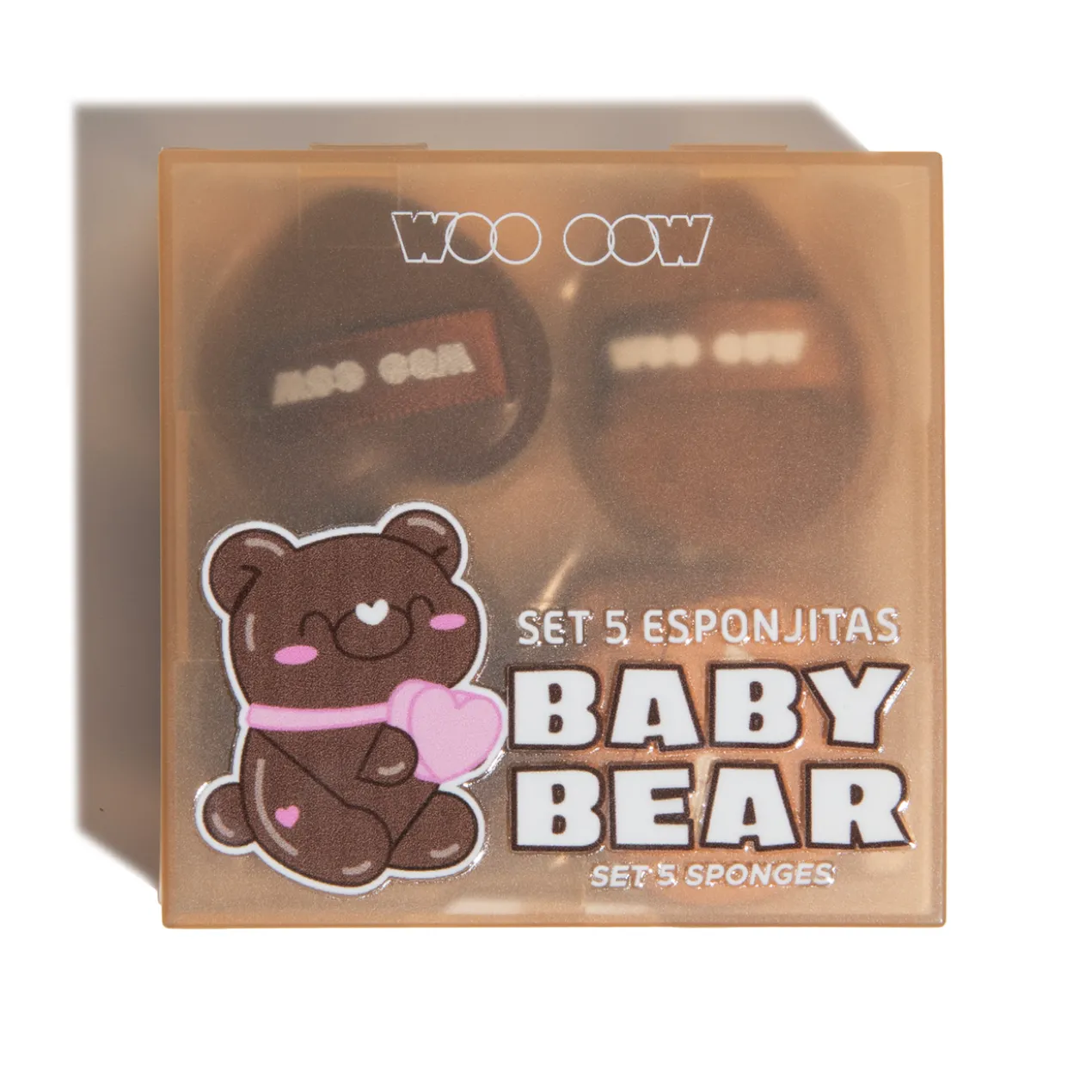 Conjunto 5 Esponjinhas Baby Bear