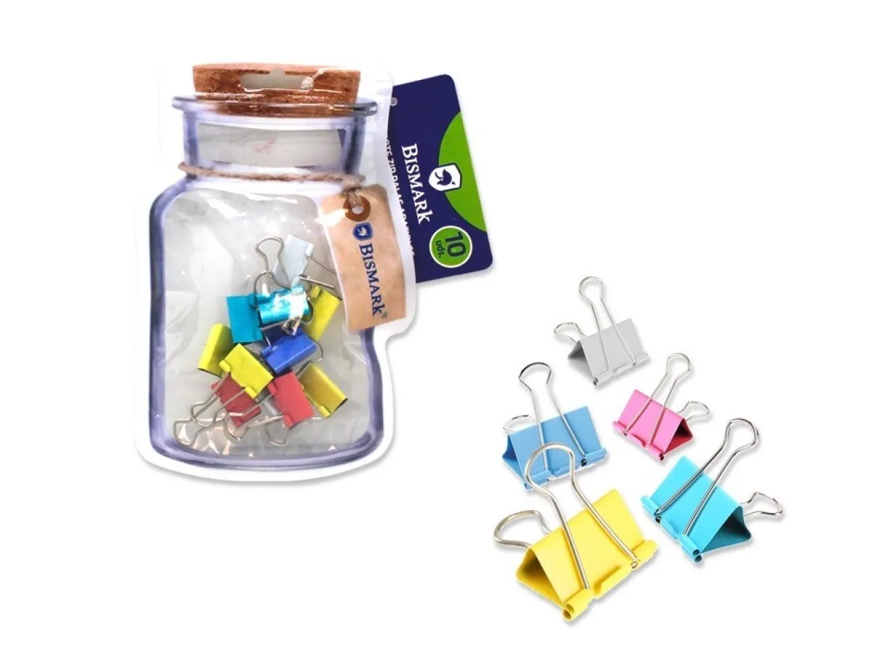 Conjunto Frasco com Fecho Zip e Abas Dobráveis