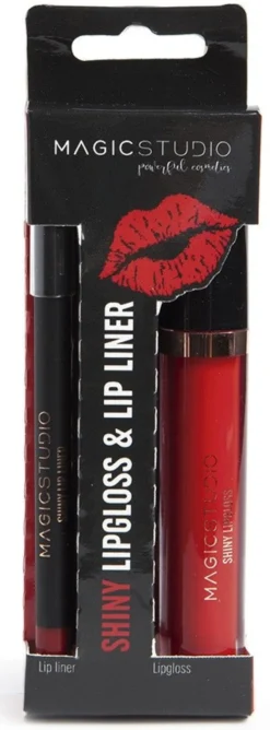 Conjunto Labial e Delineador Shiny