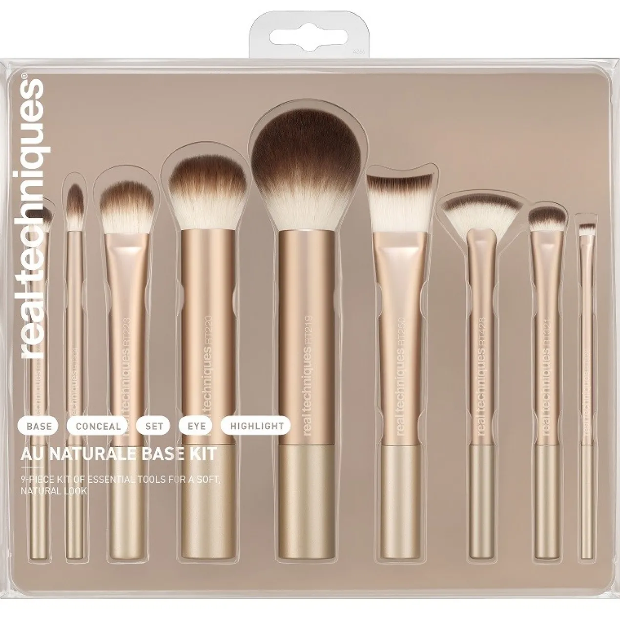 Conjunto 9 Pincéis Au Naturel Complete Brush Set