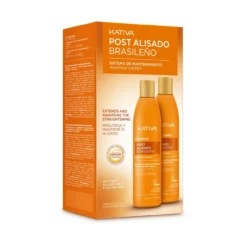 Conjunto Pós-Alisamento Brasileiro Sistema de Manutenção Champô + Condicionador
