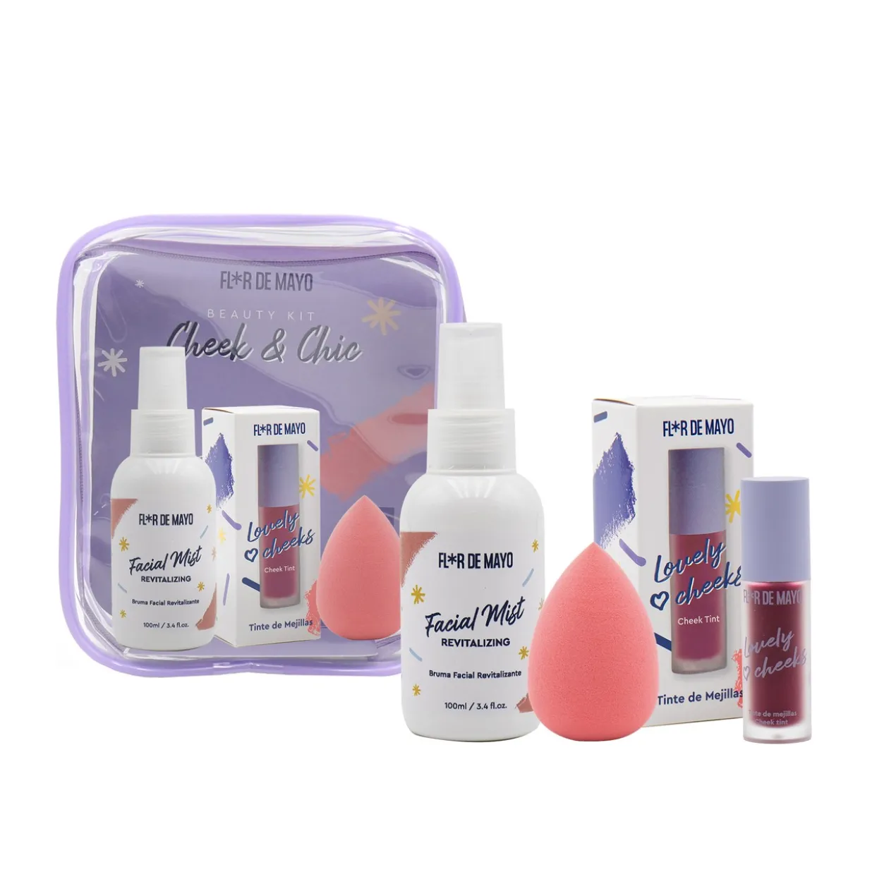 Conjunto Rosto Luminoso Cheek & Chic