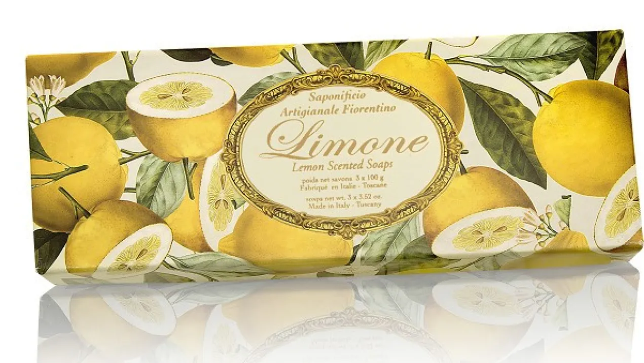 Conjunto Sabonete Artesanal com Aroma a Limão