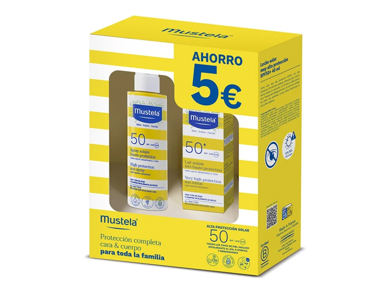 Conjunto Solar Spray & Leite Proteção Completa