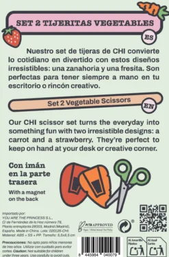 Conjunto 2 Tesouras Vegatables