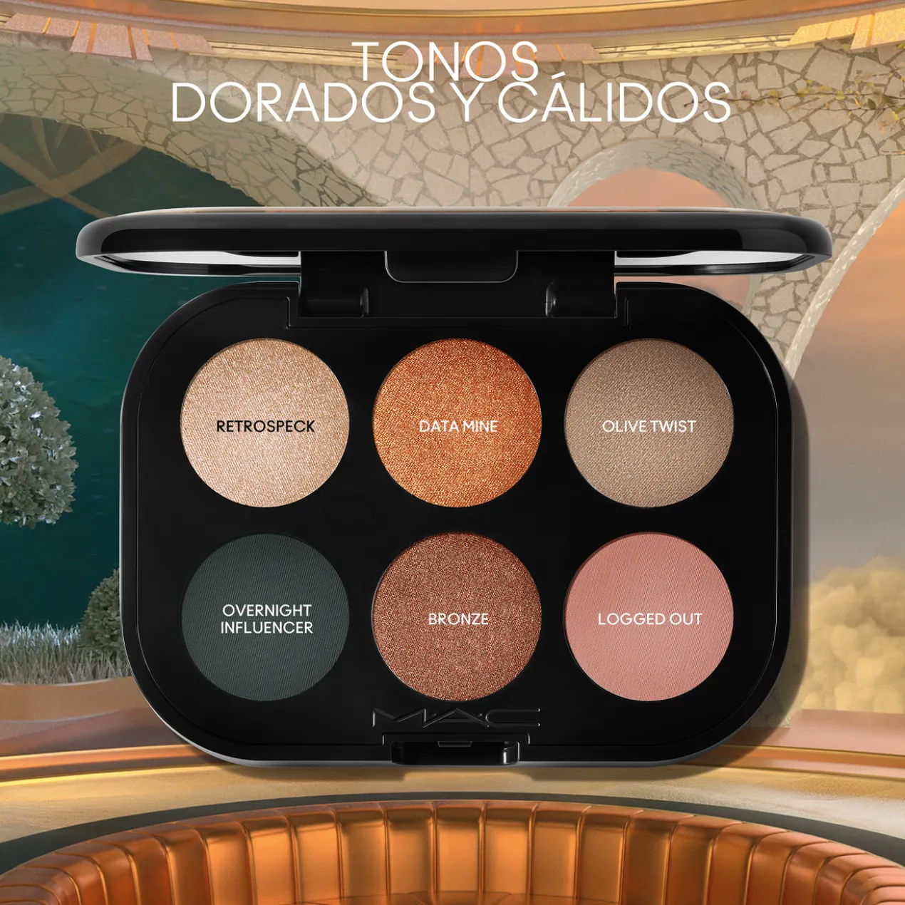 Connect In Colour Bronze Influence Paleta de sombras de olhos
