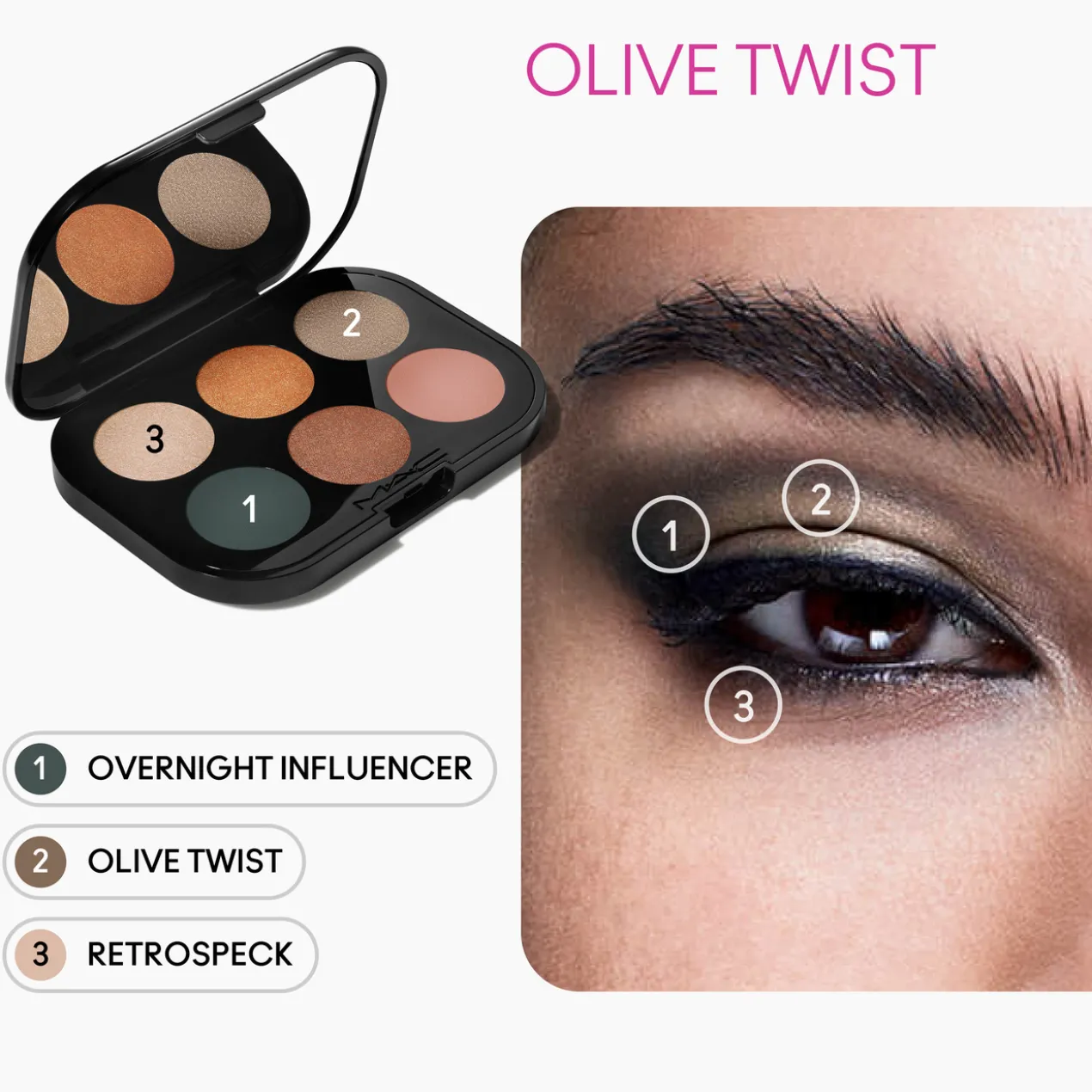 Connect In Colour Bronze Influence Paleta de sombras de olhos