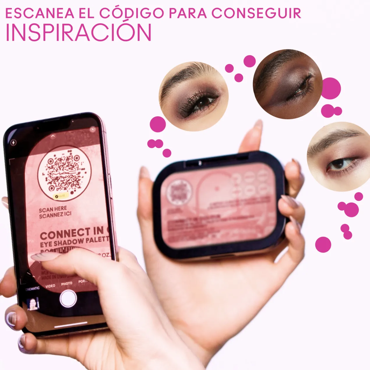 Connect In Colour Embedded in Burgundy Paleta de sombras de olhos