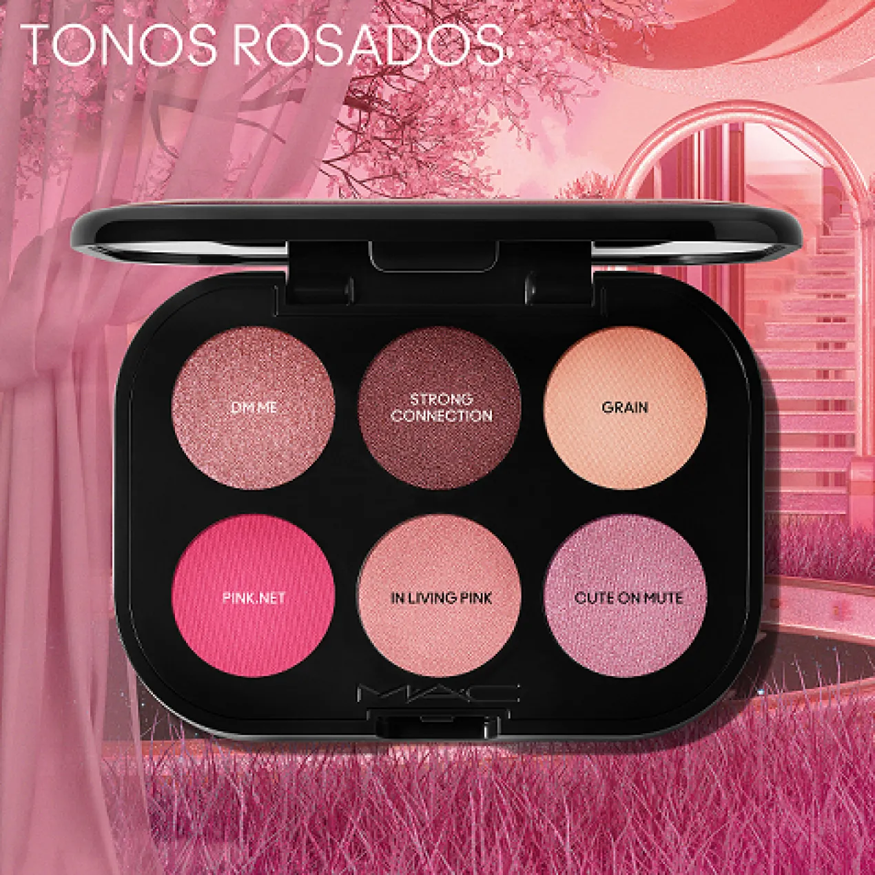 Connect In Colour Rose Lens Paleta de sombras de olhos