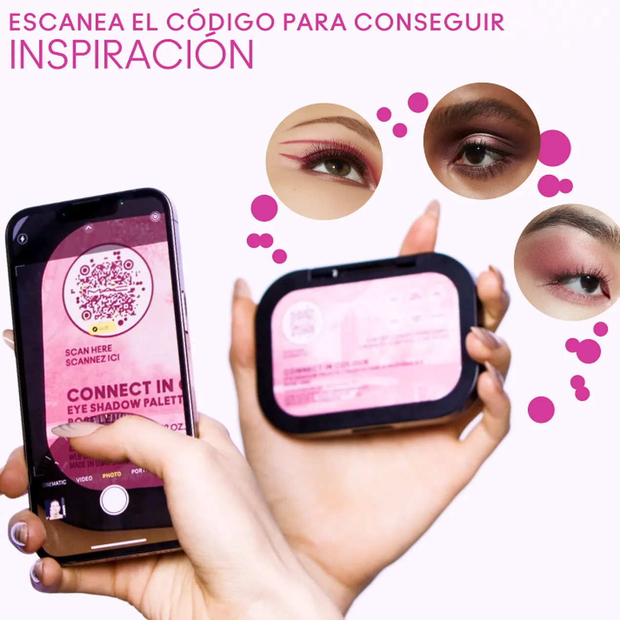 Connect In Colour Rose Lens Paleta de sombras de olhos