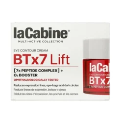 Contorno de Olhos Antirrugas com 7 Péptidos e O₂ Booster BTx7 Lift