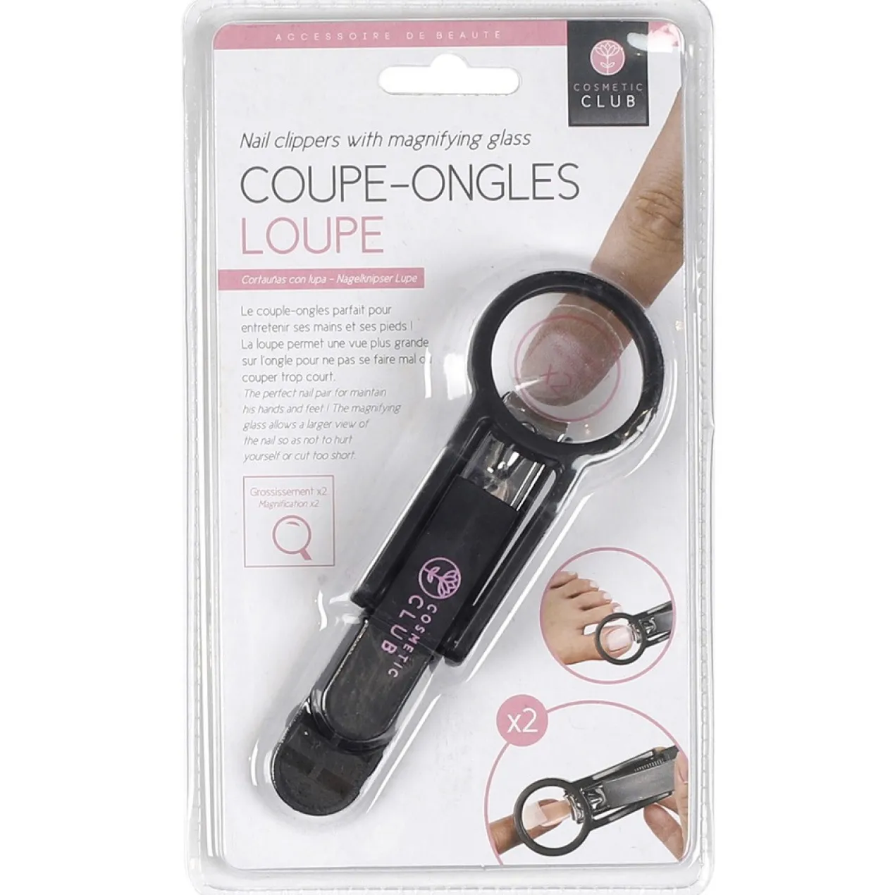 Corta-Unhas com Lupa