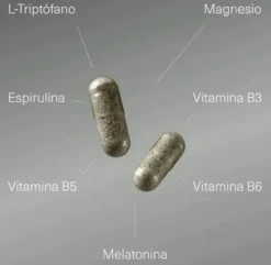 Cápsulas L-Triptofano Melatonina, Magnésio, Espirulina e Vitaminas
