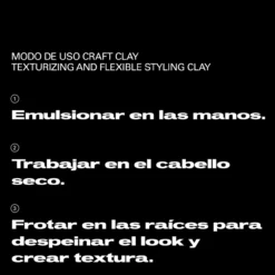 Craft Clay Argila Mate Texturizadora e Definidora do Cabelo