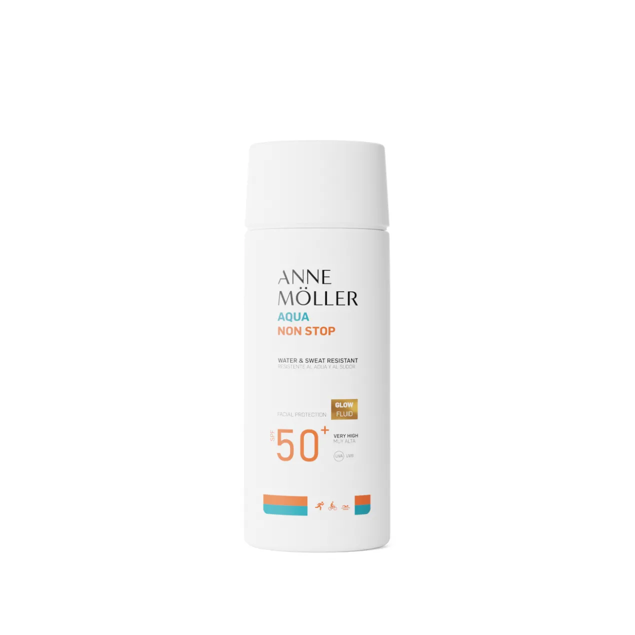 Crema Solar Aqua Non Stop SPF50+ Glow Fluid