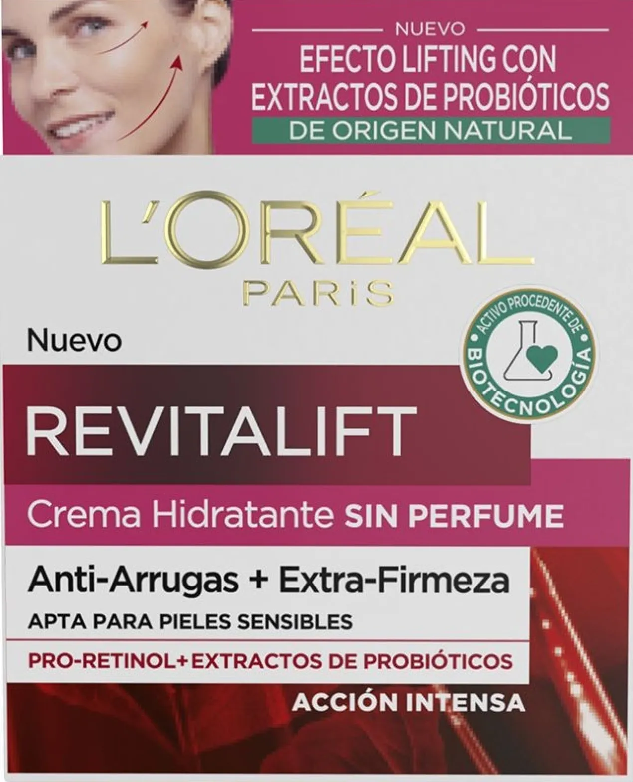 Creme Antirrugas Revitalift Sem Perfume