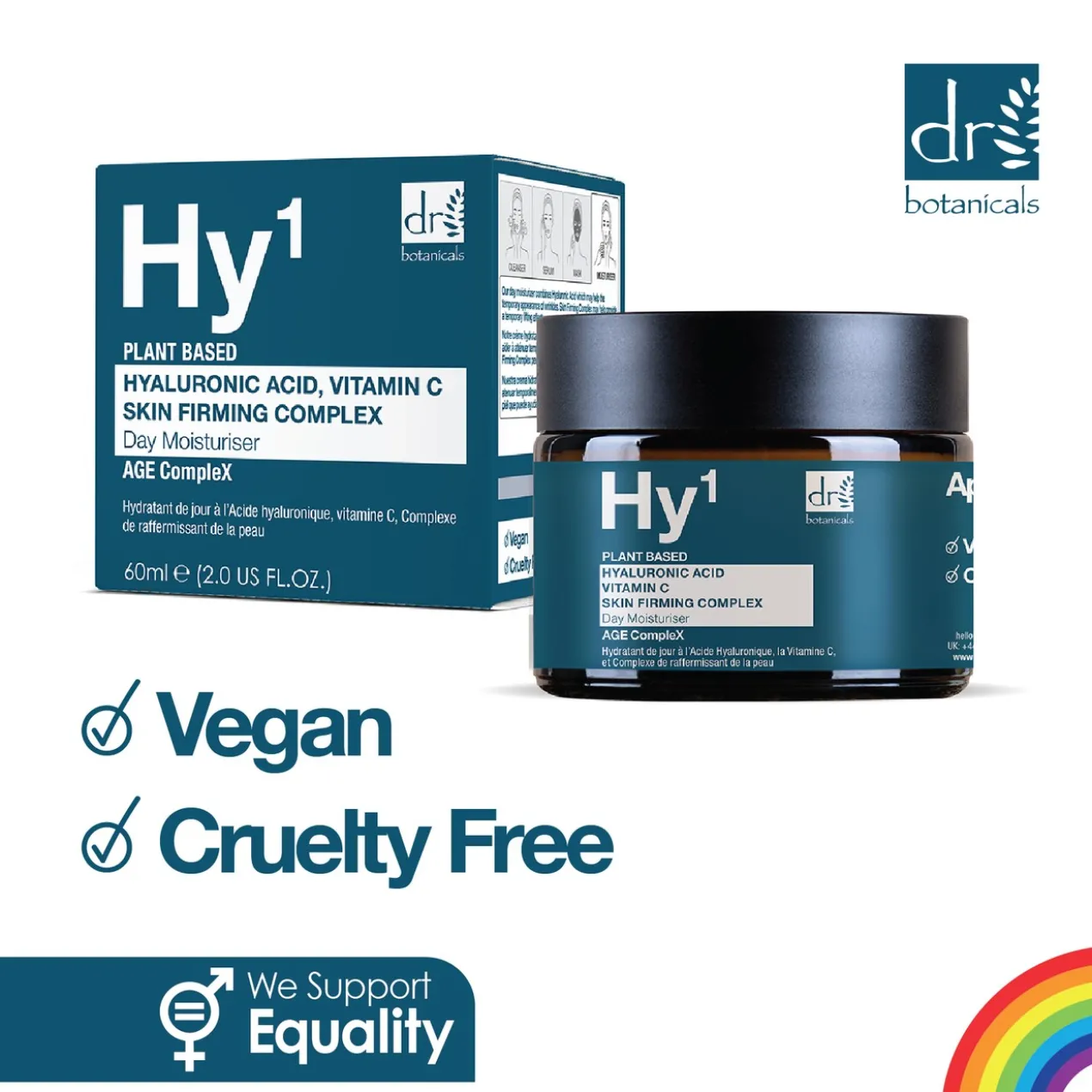 Creme de Dia Hidratante com Ácido Hialurónico & Vitamina C