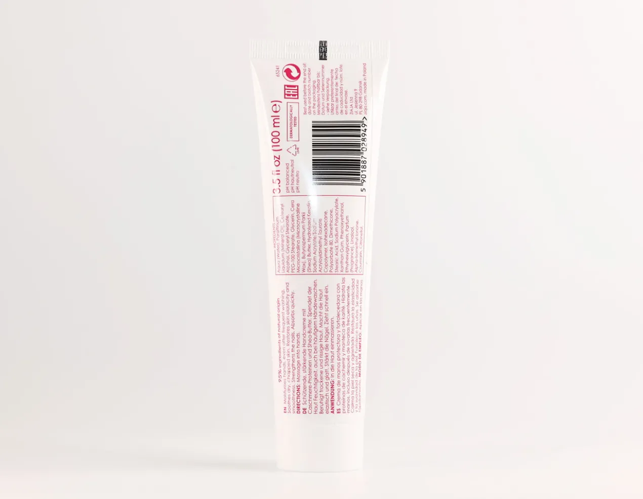 Creme de Mãos de Proteínas de Caxemira