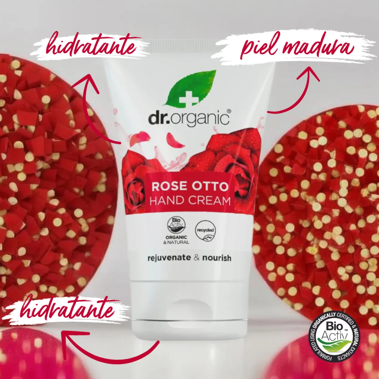 Creme de Mãos e Unhas Rosa Damascena
