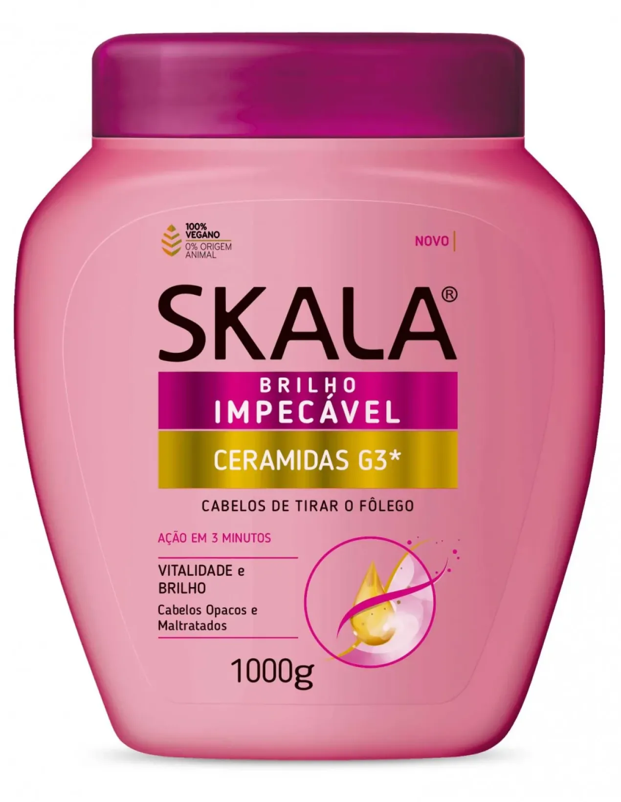 Creme de Tratamento com Ceramidas Brilho Impecável