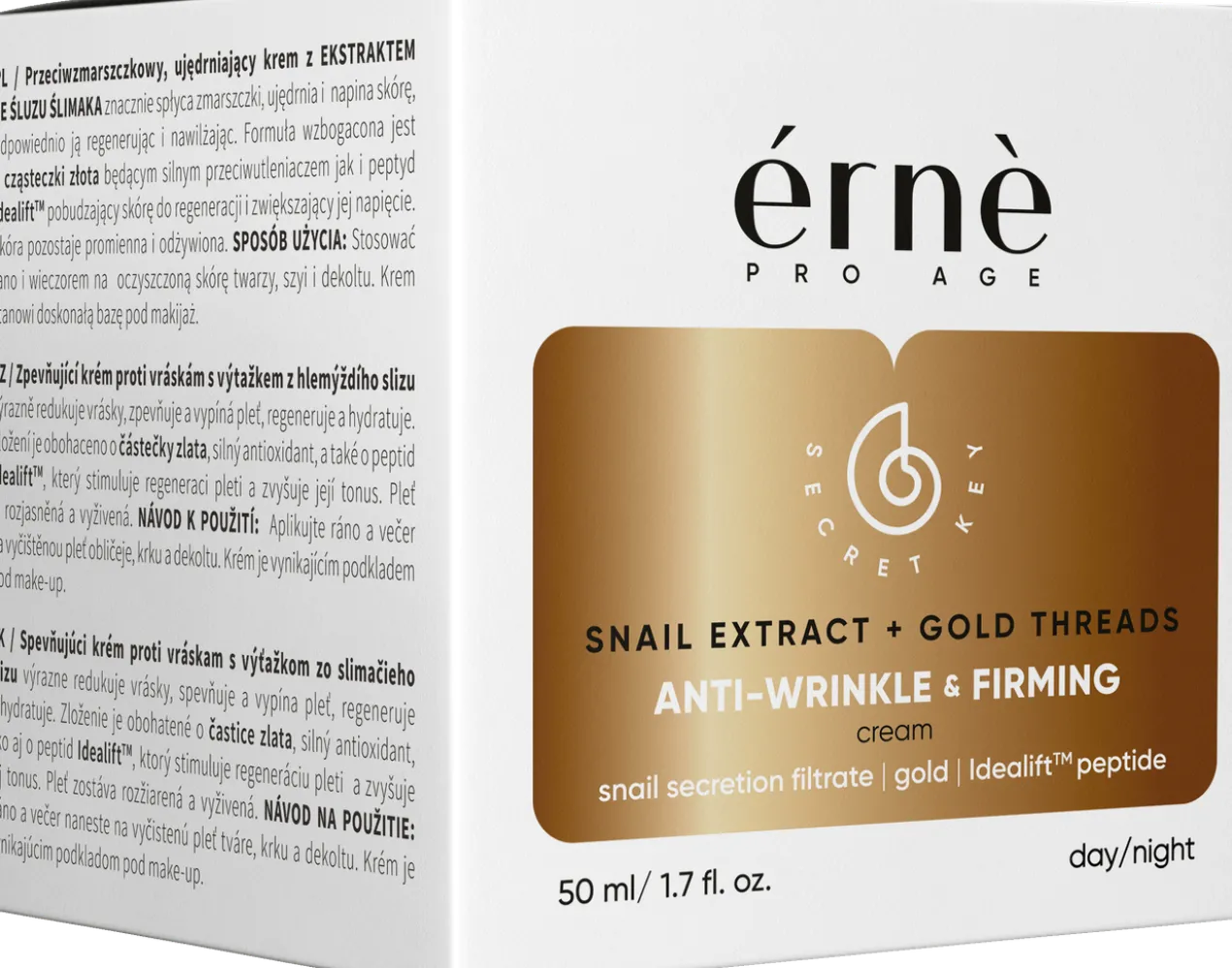 Creme Facial Antirrugas com Extrato de Caracol