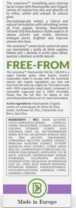 Creme Facial Controlo de Poros com Niacinamida