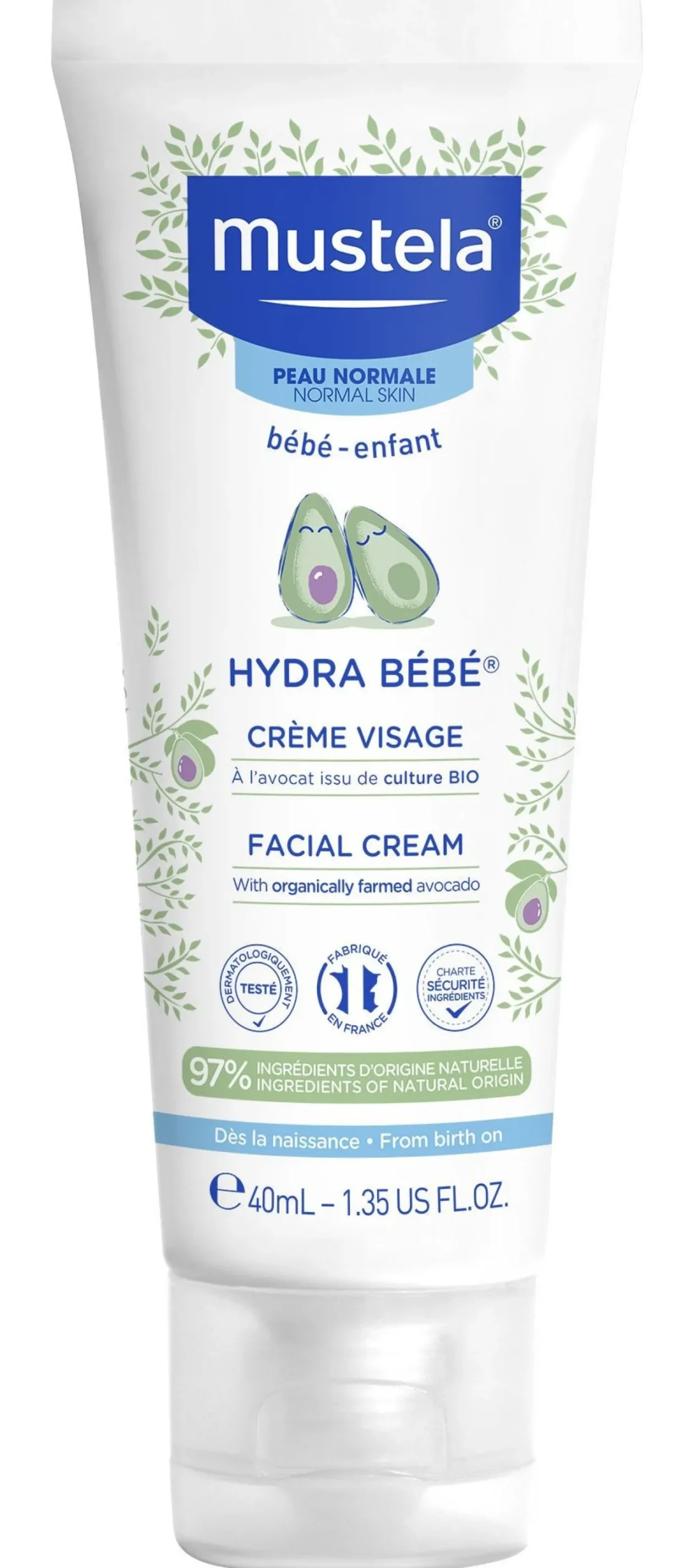 Creme Facial para Bebé Hydra Bébé