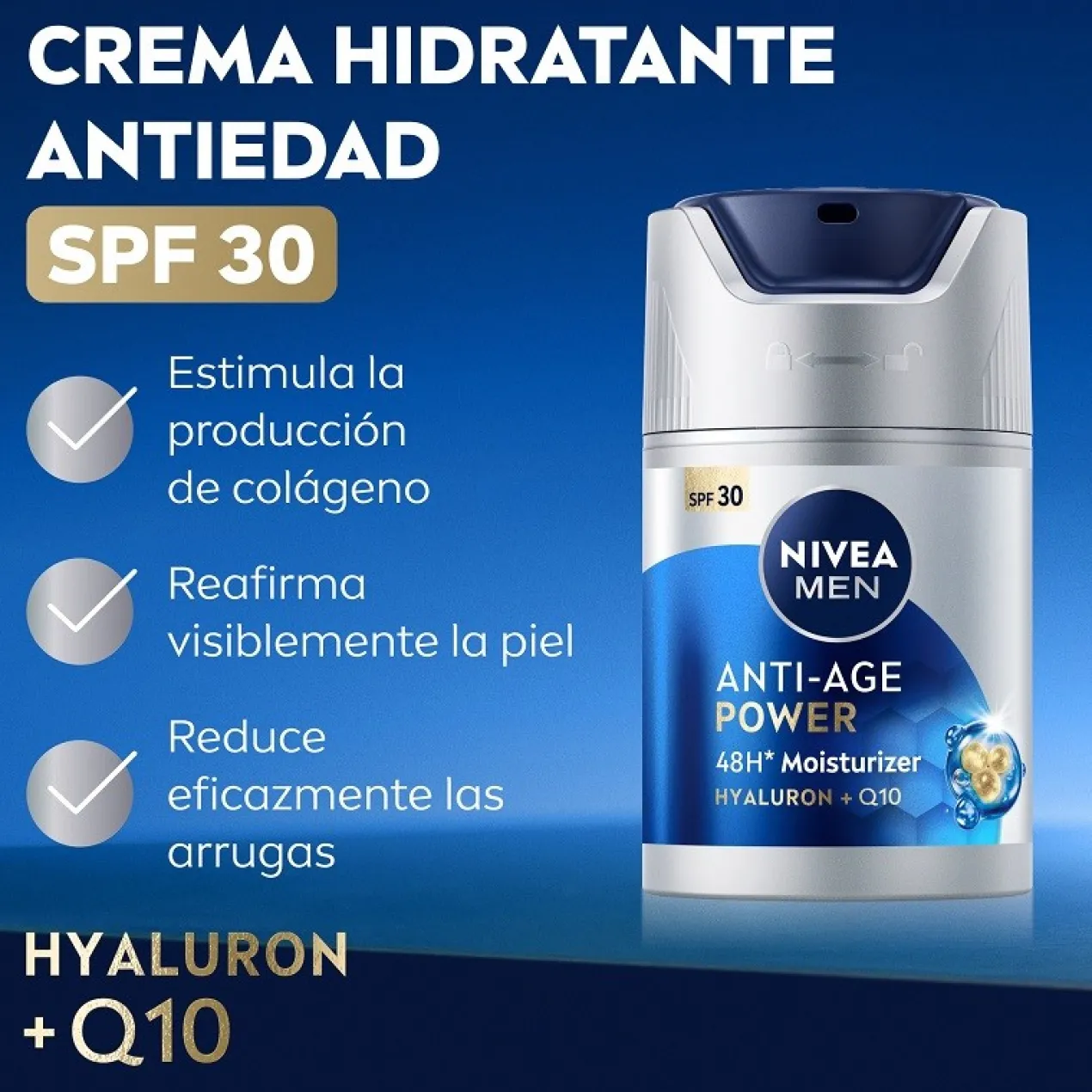 Creme Hidratante Anti-Age Power FP30