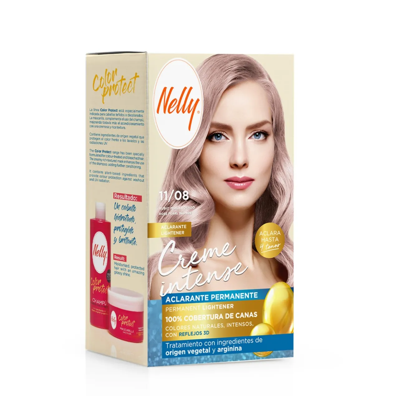 Creme Intense Clareador Permanente 11/08 Louro Pérola Rosa