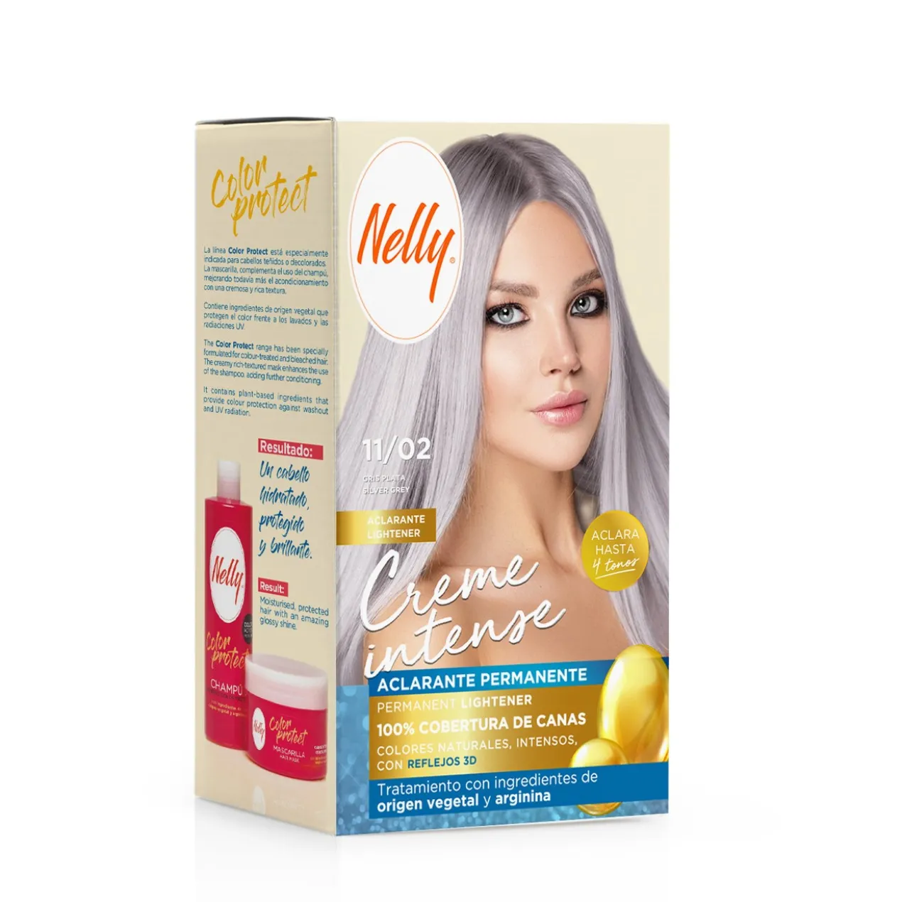 Creme Intense Clareador Permanente 11/02 Cinza Prateado