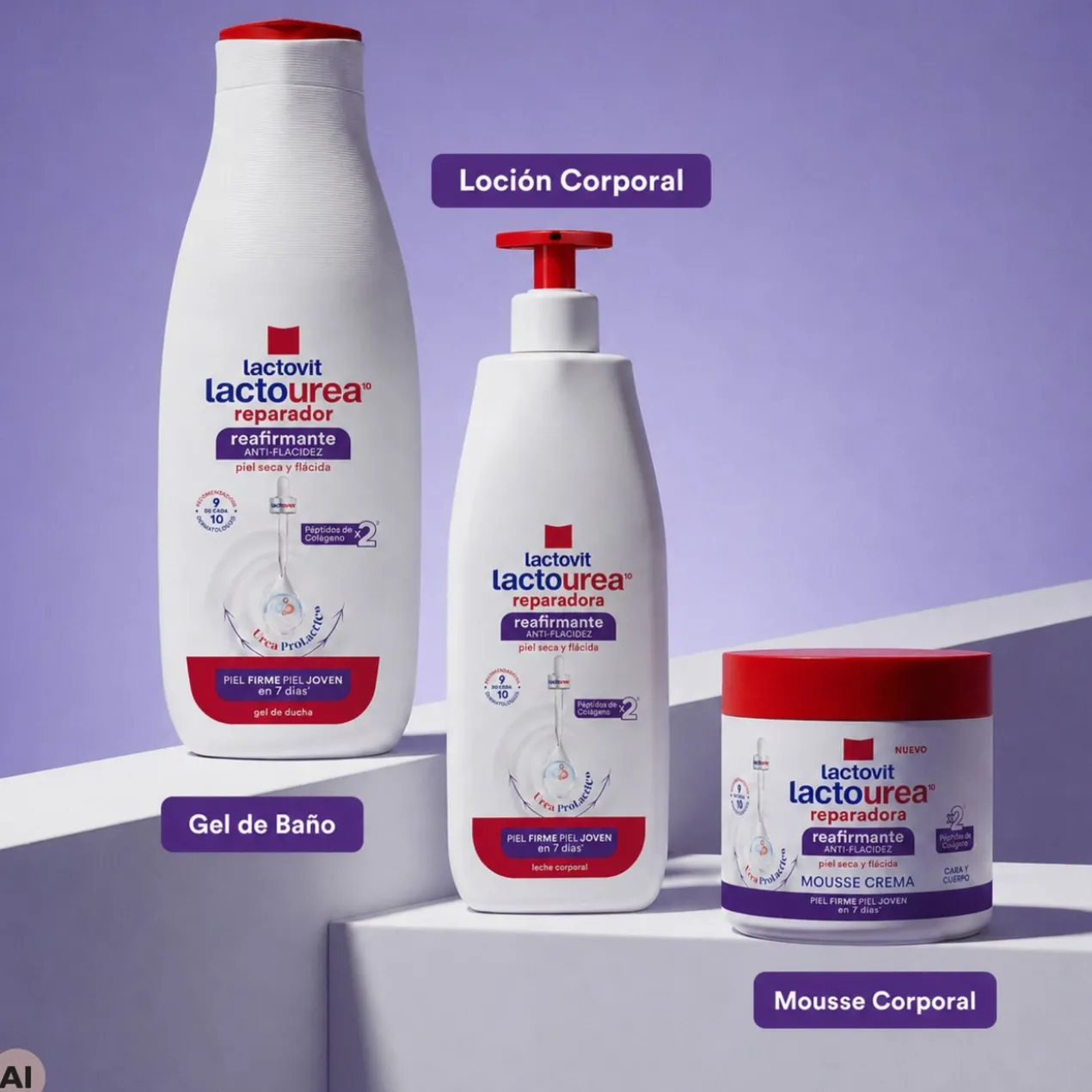 Creme Mousse Lactourea Reafirmante Reparador