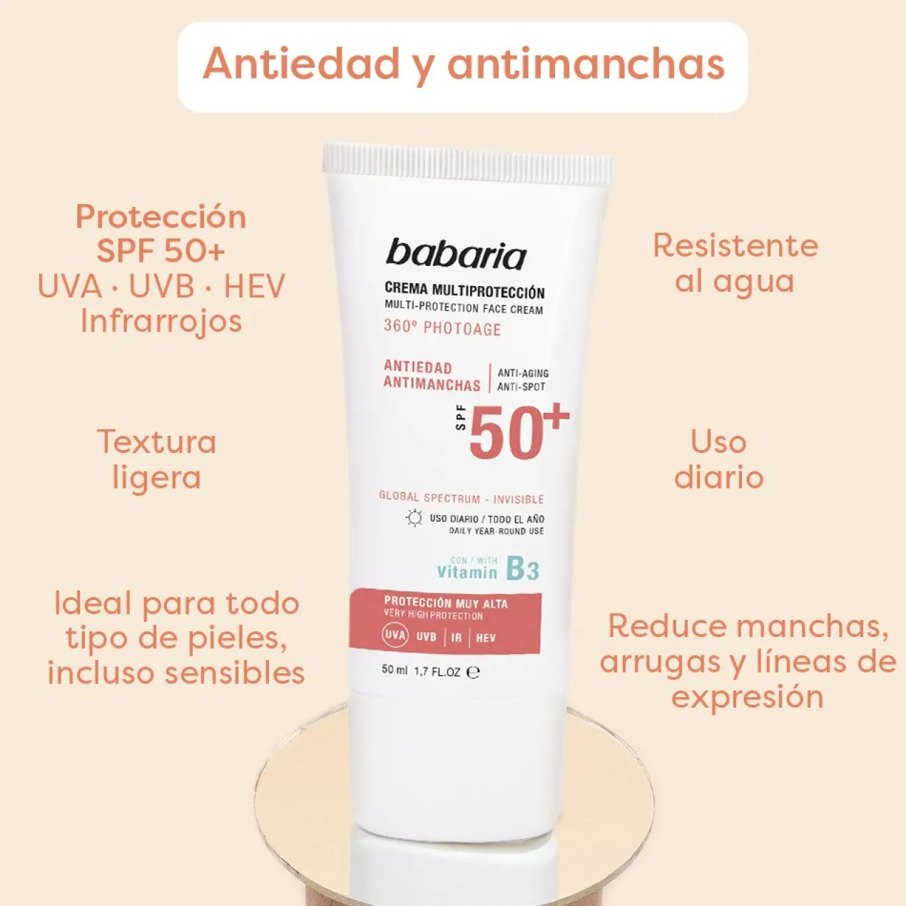 Creme Multiproteção 360º Photoage Antienvelhecimento e Antimanchas SPF50